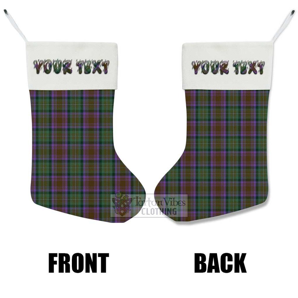 Isle of Skye Tartan Christmas Stocking with Personalized Text - Tartan Vibes Clothing