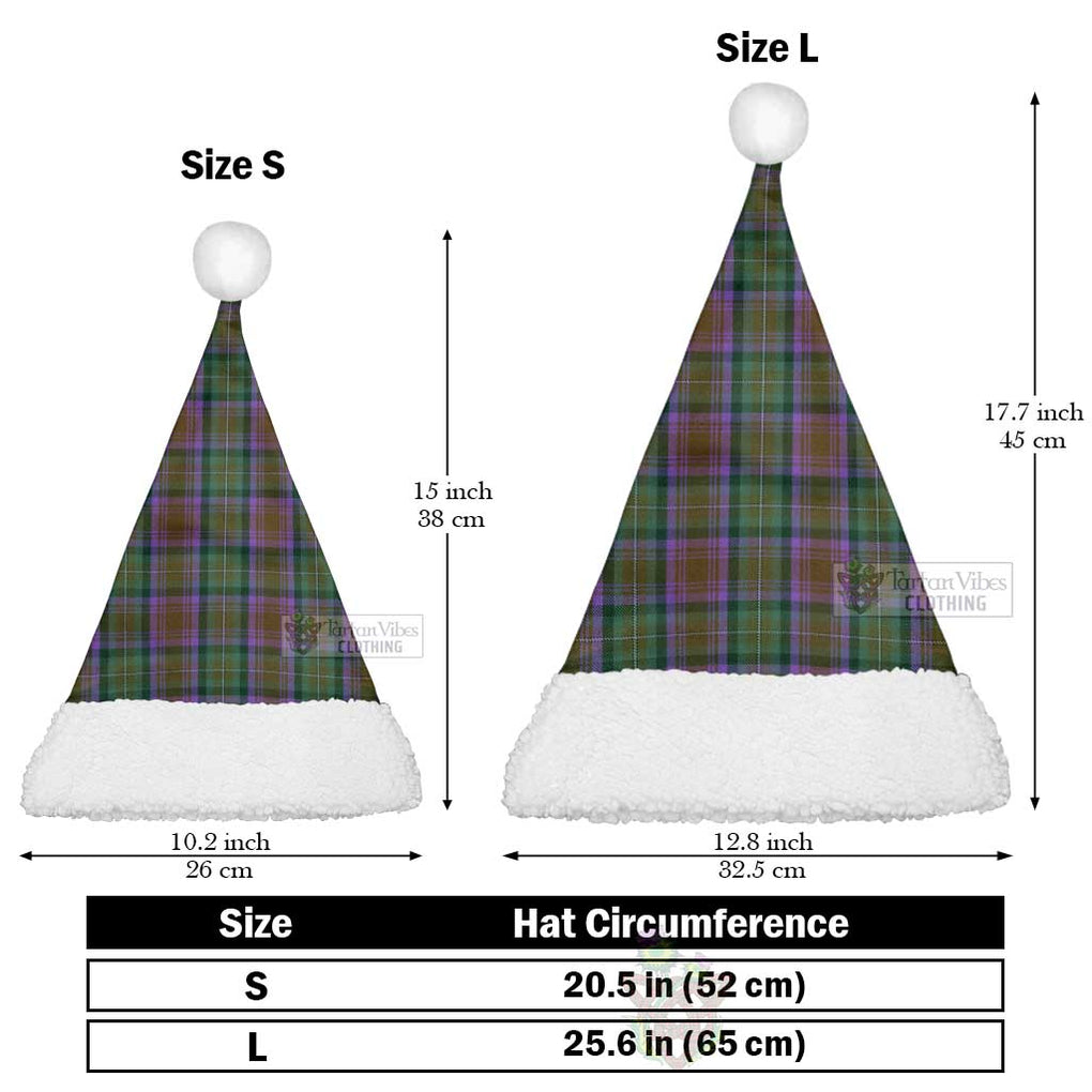 Isle of Skye Tartan Christmas Santa Hats Christmas Hat L 25.6in (65cm) - Tartan Vibes Clothing