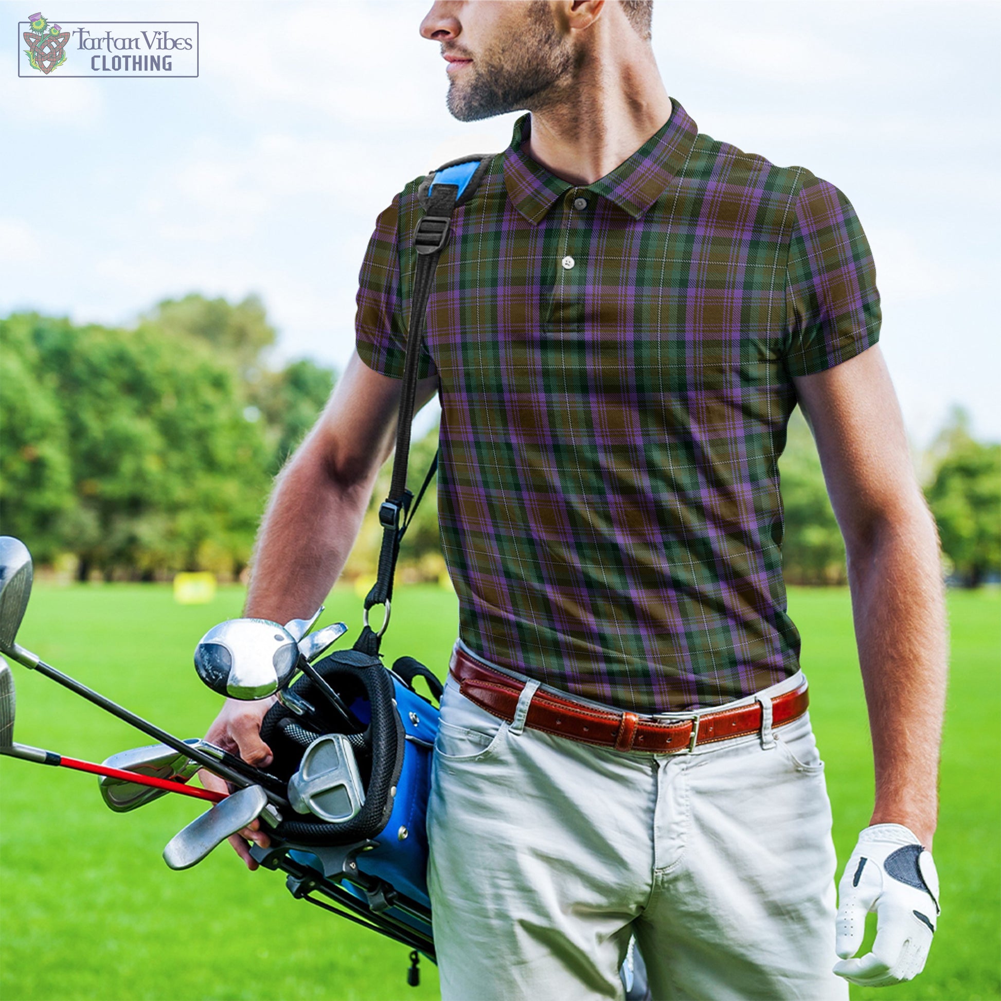 Isle of Skye Tartan Mens Polo Shirt - Tartan Vibes Clothing