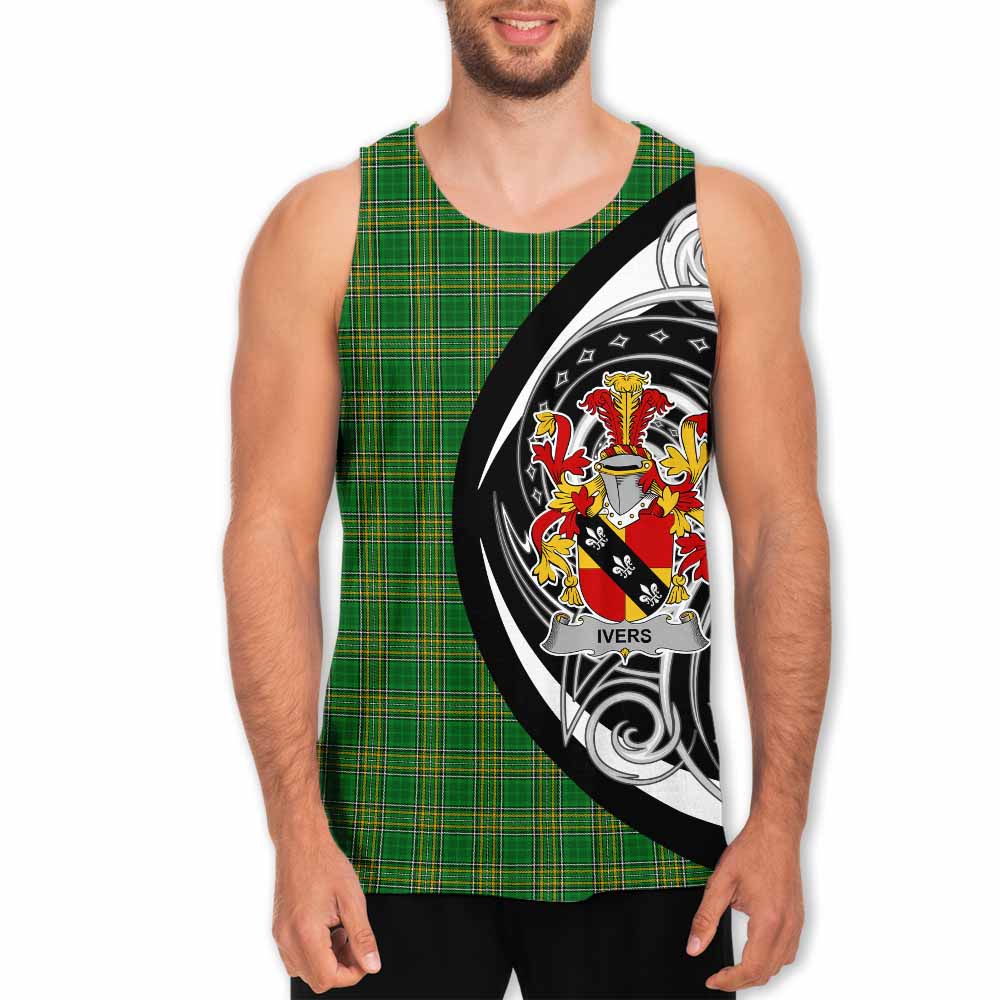 Tartan Vibes Clothing Ivers Irish Clan Men's Tank Top Celtic Circle Style