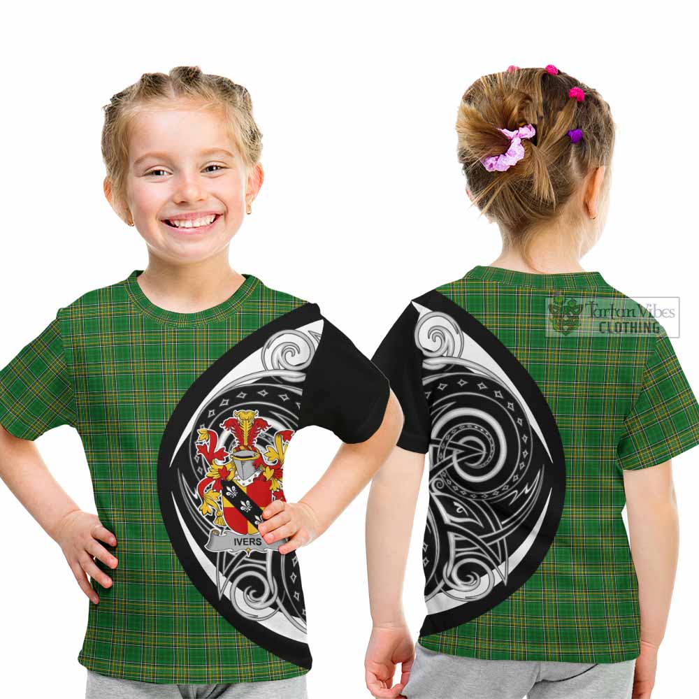 Ivers Irish Clan Kid T-Shirt Celtic Circle Style - Tartan Vibes Clothing