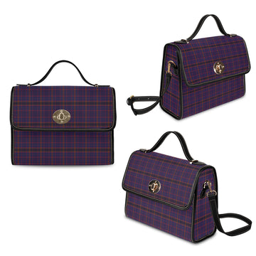 james-of-wales-tartan-leather-strap-waterproof-canvas-bag