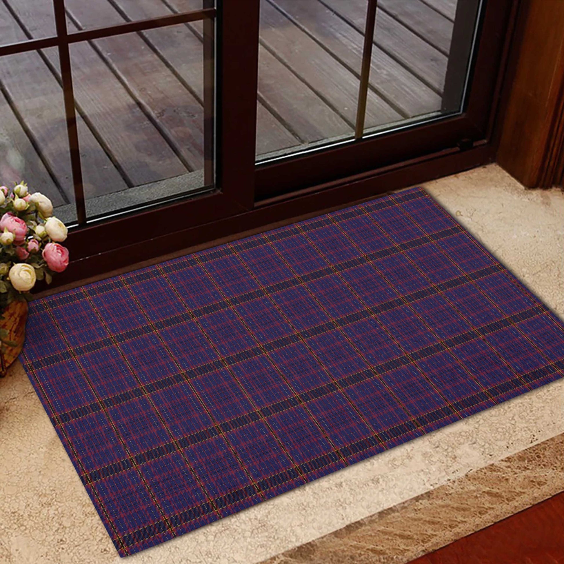 James of Wales Tartan Door Mat - Tartanvibesclothing