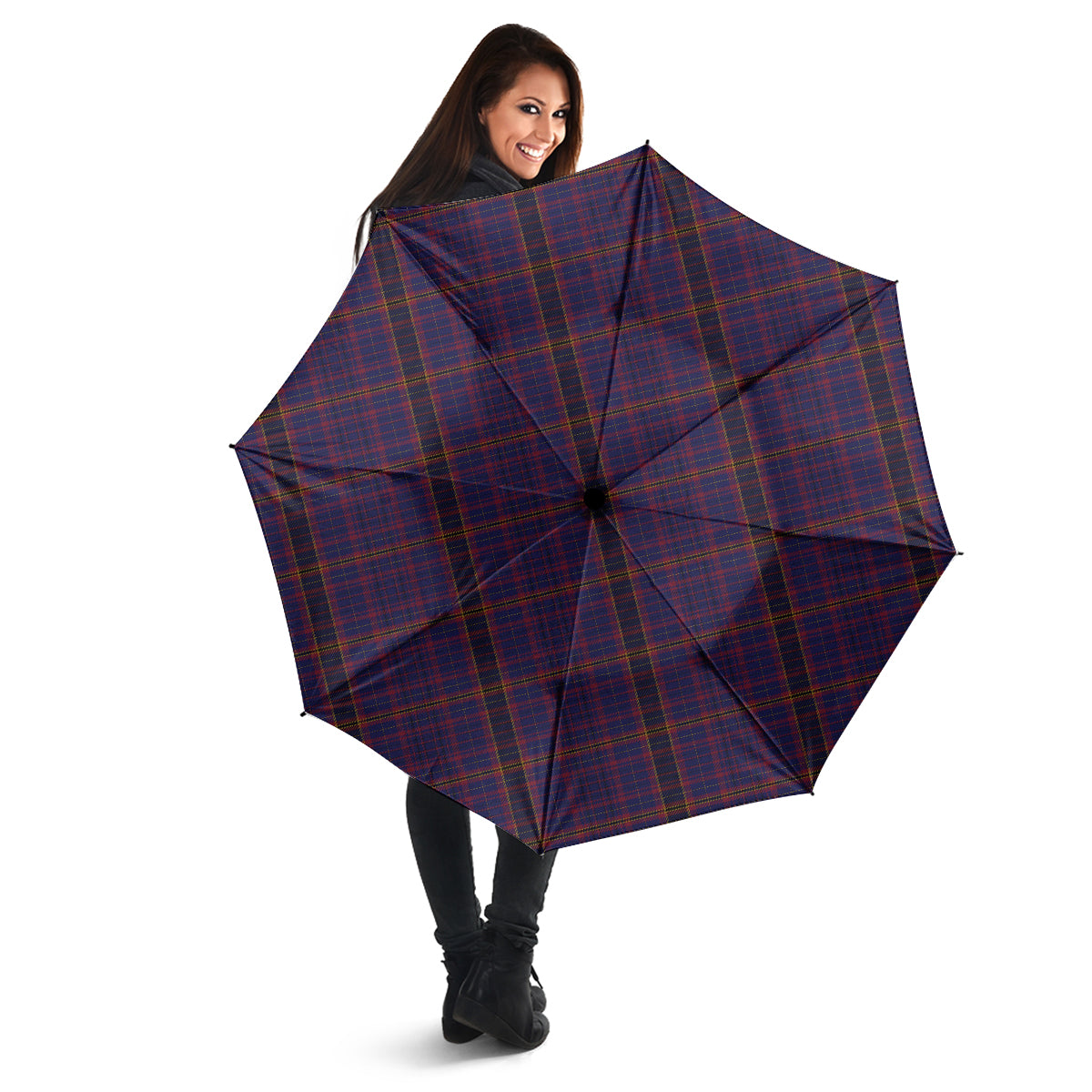 James of Wales Tartan Umbrella - Tartanvibesclothing