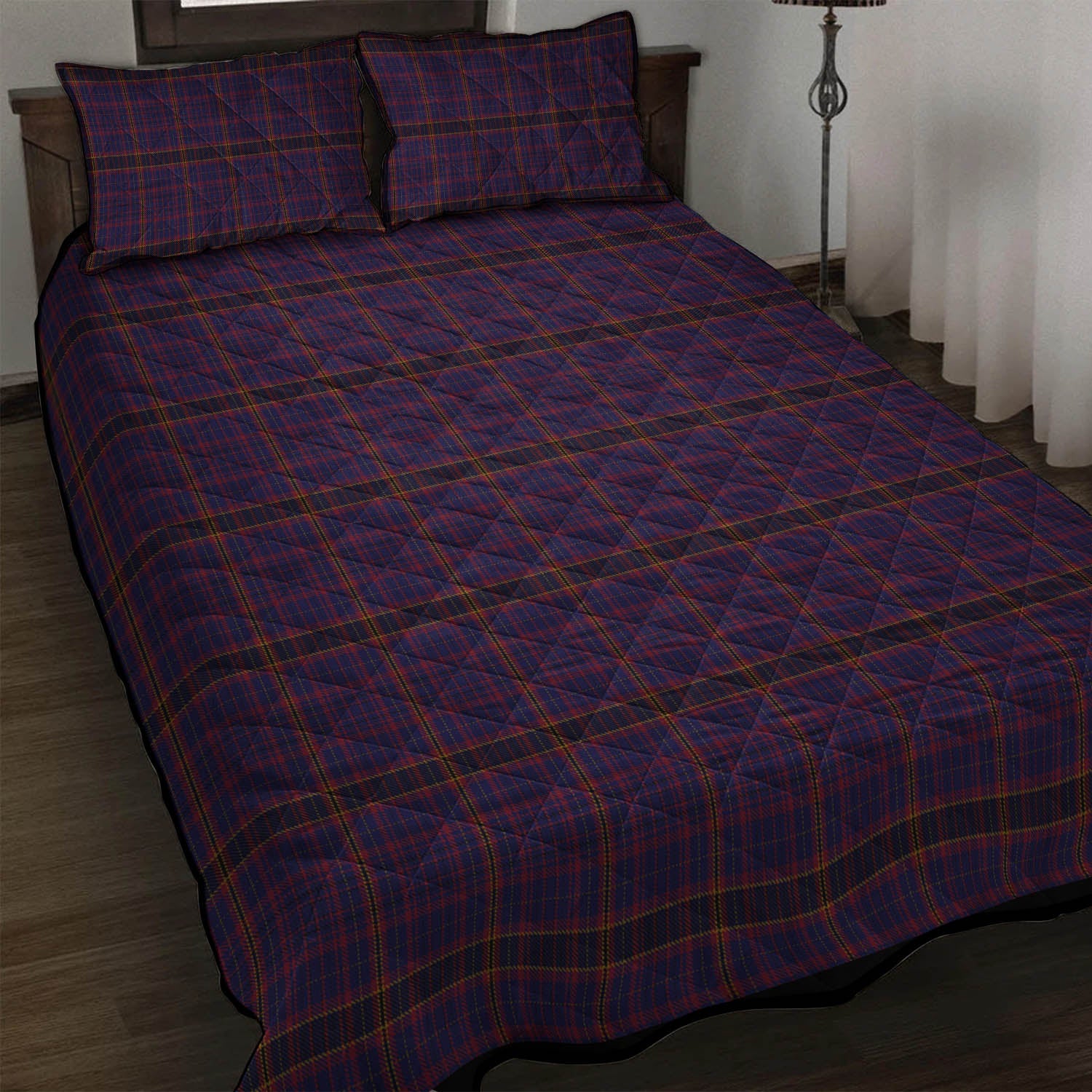 James of Wales Tartan Quilt Bed Set - Tartan Vibes Clothing