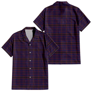 james-of-wales-tartan-short-sleeve-button-down-shirt