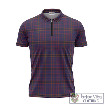 Tartan Vibes Clothing James of Wales Tartan Zipper Polo Shirt