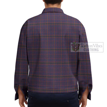 James of Wales Tartan Unisex Lapel Cotton Jacket