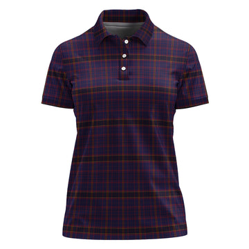 James of Wales Tartan Polo Shirt For Women