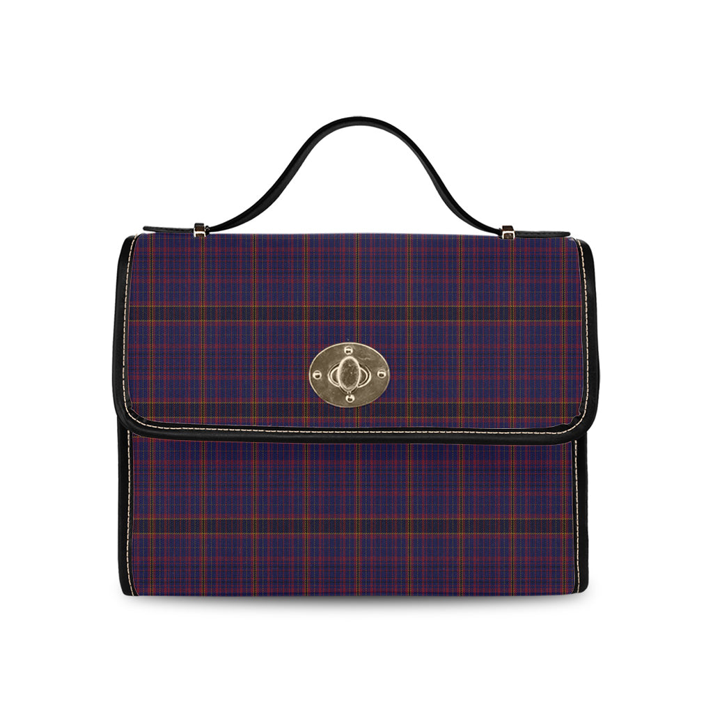 james-of-wales-tartan-leather-strap-waterproof-canvas-bag