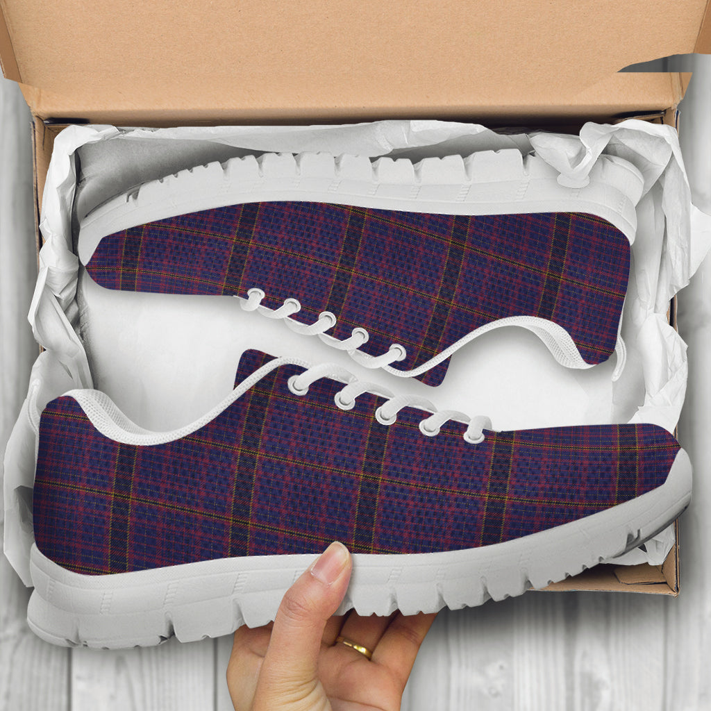 James of Wales Tartan Sneakers - Tartan Vibes Clothing