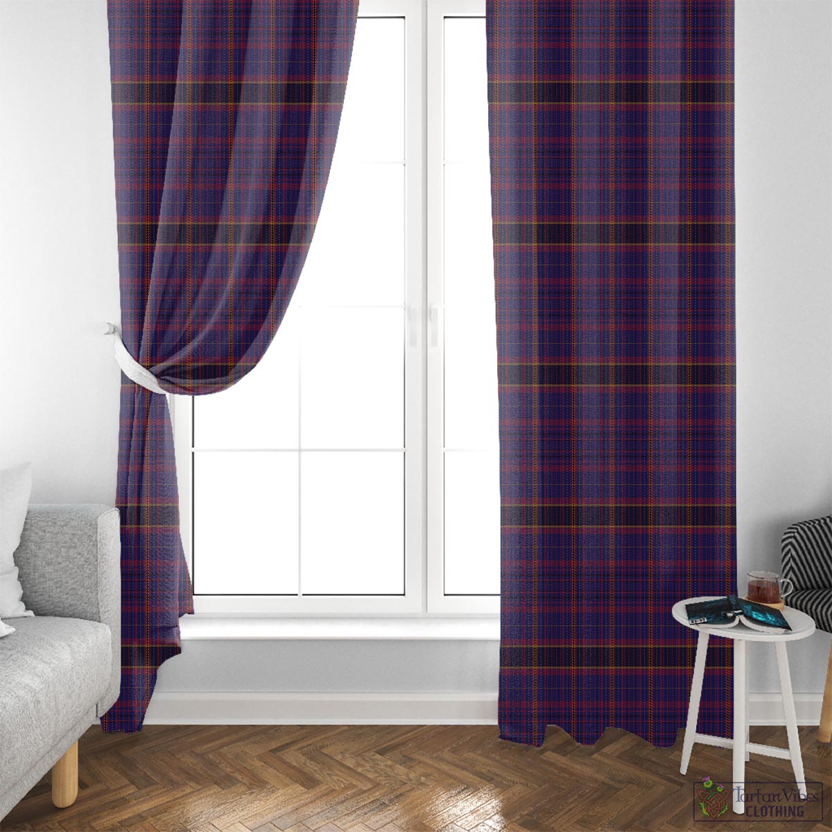 James of Wales Tartan Window Curtain