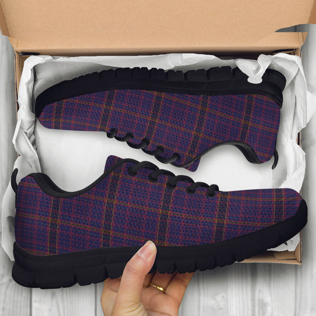 James of Wales Tartan Sneakers - Tartan Vibes Clothing