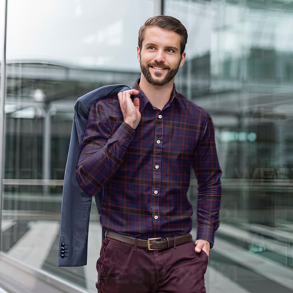 James of Wales Tartan Long Sleeve Button Up Shirt - Tartan Vibes Clothing