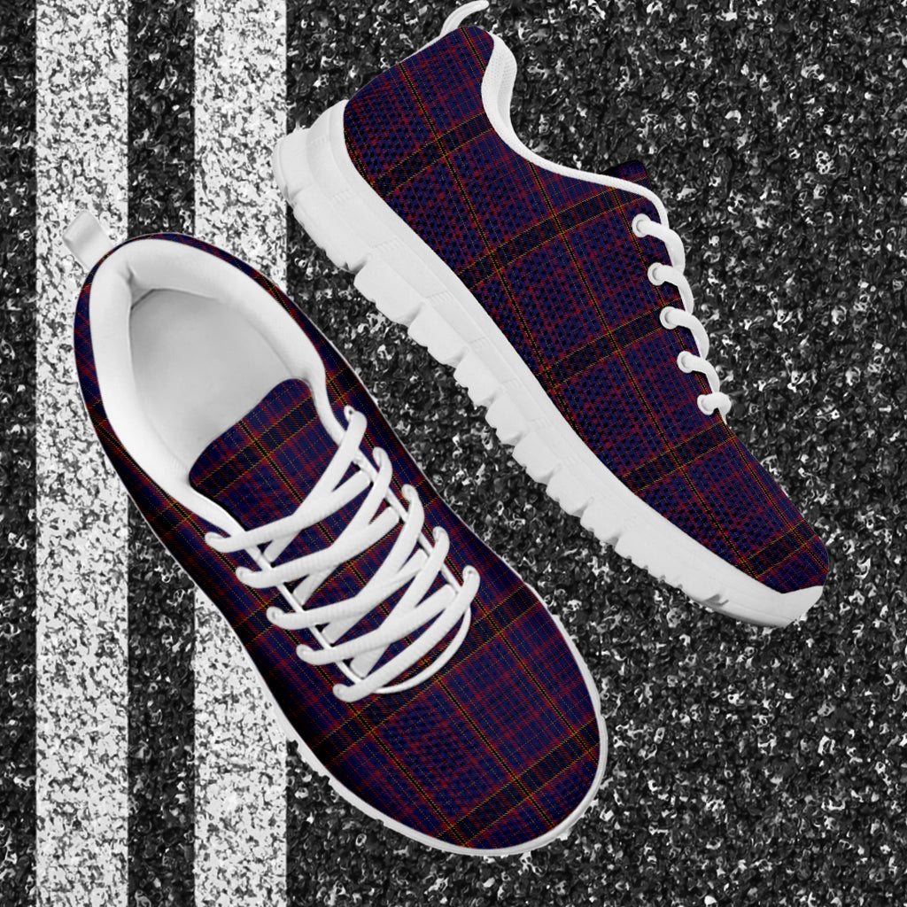 James of Wales Tartan Sneakers - Tartan Vibes Clothing