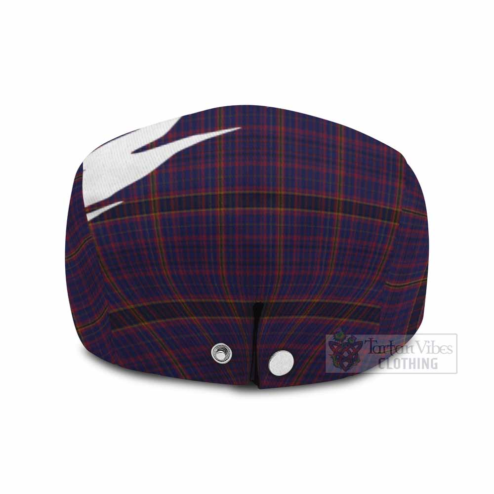 James of Wales Tartan Loch Ness Monster Scottish Heritage Art Flat Cap, Jeff Cap