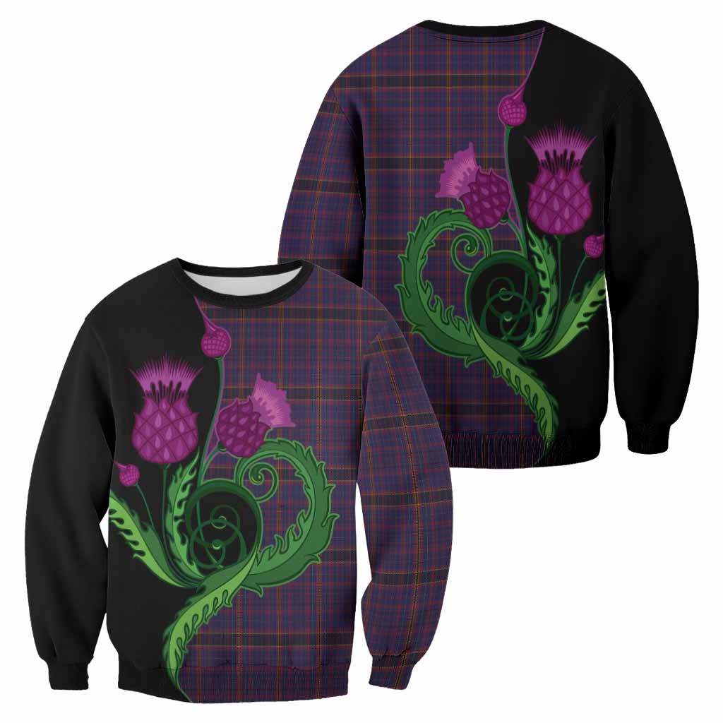 James of Wales Tartan Sweatshirt Traditional Scottish Thistle