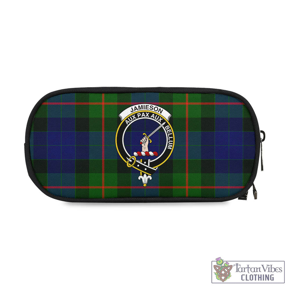 Jamieson Tartan Pen and Pencil Case with Family Crest One Size 4.13*8.74 inch - Tartan Vibes Clothing