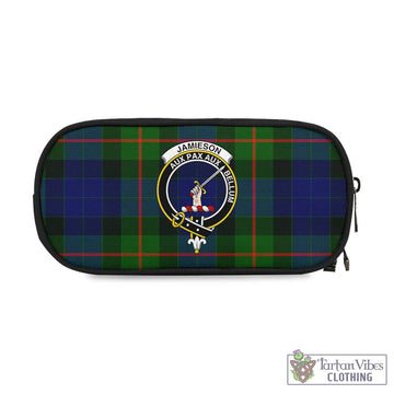 Jamieson Tartan Pen and Pencil Case with Family Crest One Size 4.13*8.74 inch - Tartan Vibes Clothing