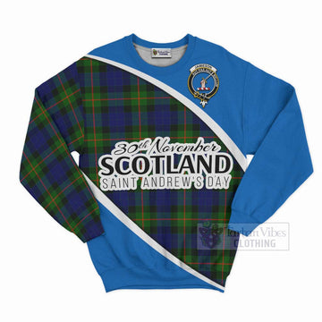 Jamieson Family Crest Tartan Sweatshirt Celebrate Saint Andrew's Day in Style Unisex - Tartan Vibes Clothing