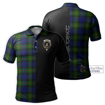 Jamieson Tartan Polo Shirt with Family Crest and Half Of Me Style Kid - Tartan Vibes Clothing