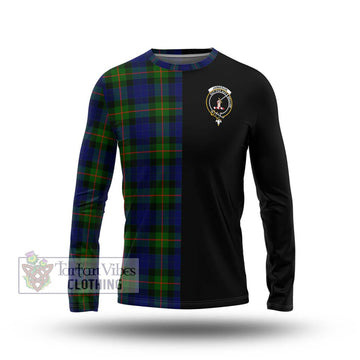Jamieson Tartan Long Sleeve T-Shirt with Family Crest and Half Of Me Style Unisex - Tartan Vibes Clothing