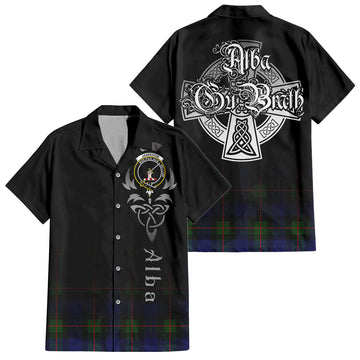 Jamieson Tartan Hawaiian Shirt Shirt Featuring Alba Gu Brath Family Crest Celtic Inspired Kid - Tartan Vibes Clothing