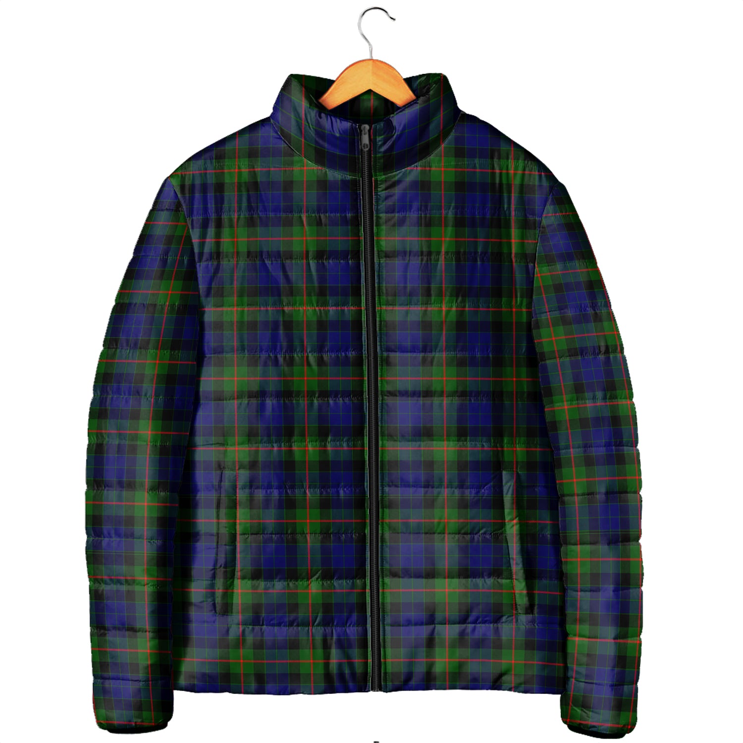 Jamieson Tartan Padded Jacket Men's Padded Jacket - Tartan Vibes Clothing