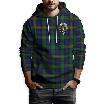 Jamieson Tartan Hoodie with Family Crest