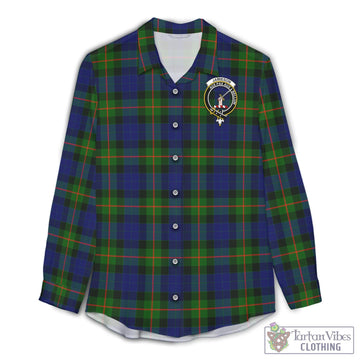 Jamieson Tartan Women's Casual Shirt with Family Crest Female - Tartan Vibes Clothing