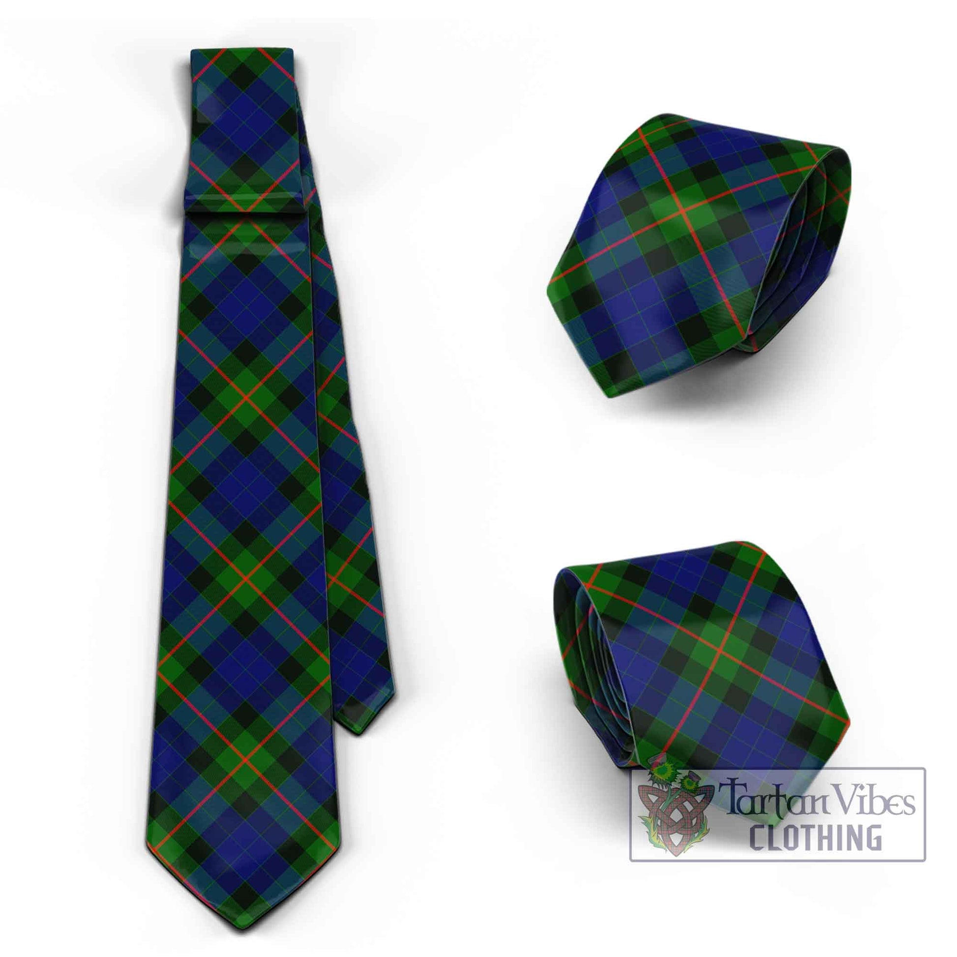 Jamieson Tartan Classic Necktie Cross Style Necktie One Size - Tartan Vibes Clothing