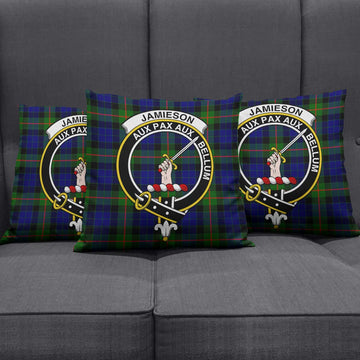 Jamieson Tartan Pillow Cover with Family Crest Rectangle Pillow Cover 51*91cm - Tartan Vibes Clothing