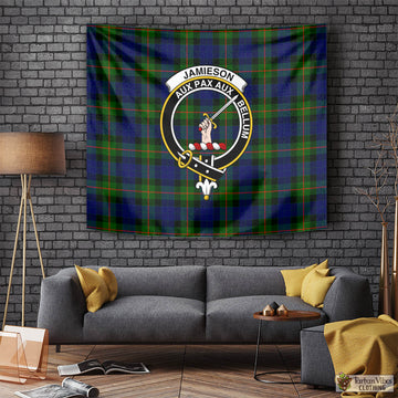 Jamieson Tartan Tapestry Wall Hanging and Home Decor for Room with Family Crest Tapestry - Tartan Vibes Clothing
