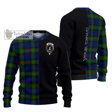 Jamieson Tartan Ugly Sweater with Family Crest and Half Of Me Style Unisex - Tartan Vibes Clothing