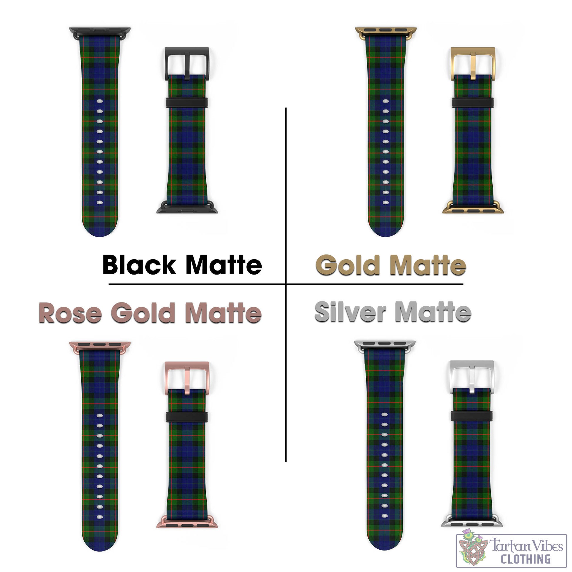 Jamieson Tartan Watch Band 42 - 45 mm - Tartan Vibes Clothing