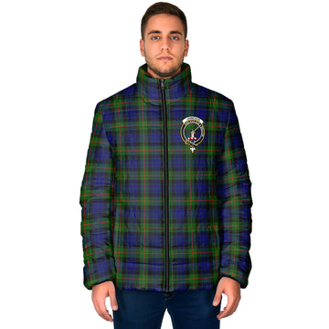Jamieson Tartan Padded Jacket with Family Crest