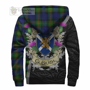 Jamieson Tartan Family Crest Sherpa Hoodie Lion Rampant Royal Thistle Shield Celtic Inspired - Tartan Vibes Clothing