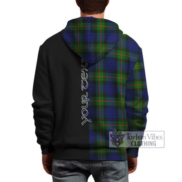 Jamieson Tartan Hoodie with Family Crest and Half Of Me Style - Tartan Vibes Clothing