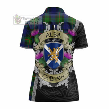 Jamieson Tartan Family Crest Women's Polo Shirt Lion Rampant Royal Thistle Shield Celtic Inspired - Tartan Vibes Clothing