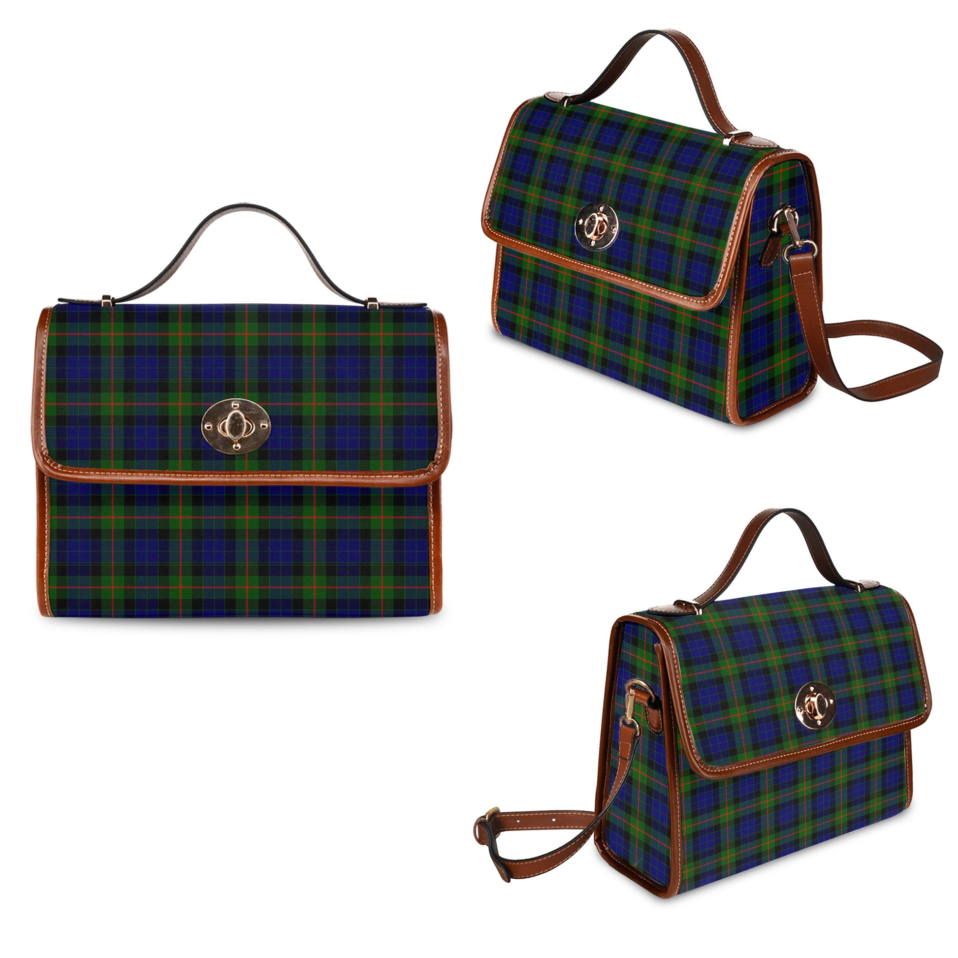 jamieson-tartan-leather-strap-waterproof-canvas-bag