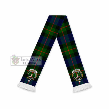 Tartan Vibes Clothing Jamieson Tartan Ruffneck Scarf with Family Crest