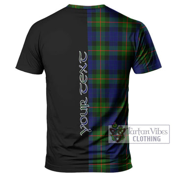 Jamieson Tartan T-Shirt with Family Crest and Half Of Me Style