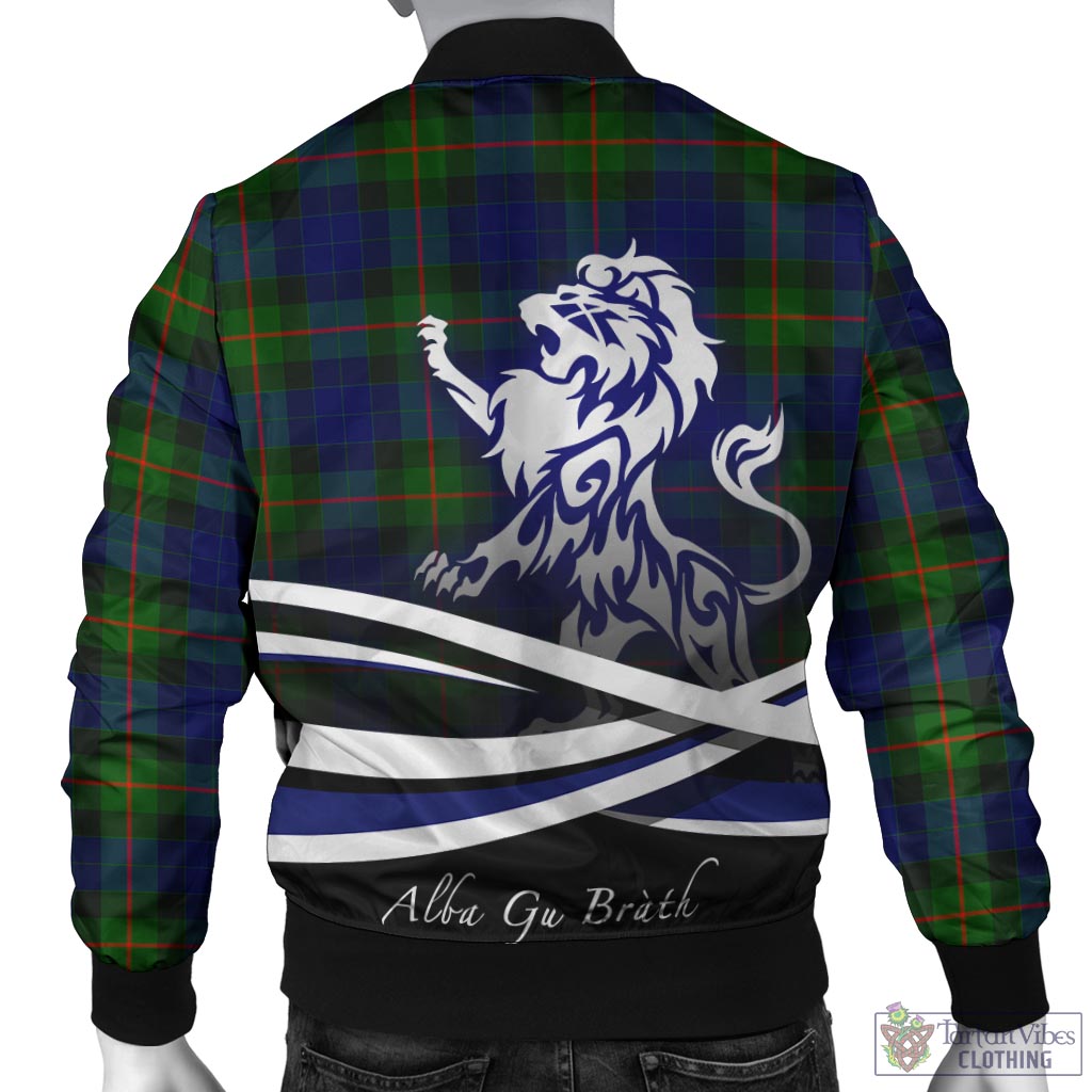 Jamieson Tartan Bomber Jacket with Alba Gu Brath Regal Lion Emblem - Tartan Vibes Clothing