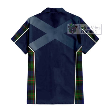 Jamieson Tartan Hawaiian Shirt with Family Crest and Lion Rampant Vibes Sport Style - Tartan Vibes Clothing