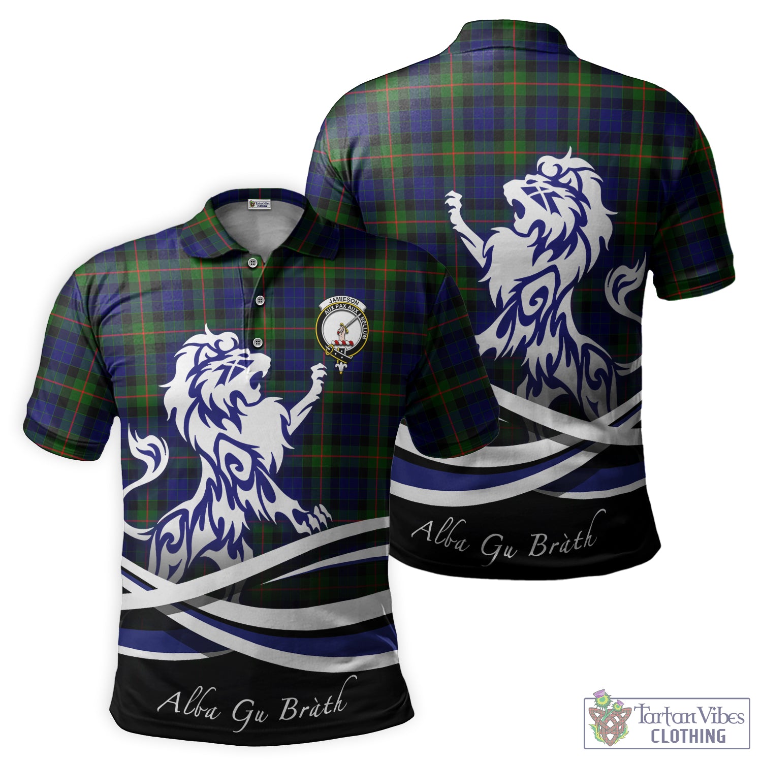 jamieson-tartan-polo-shirt-with-alba-gu-brath-regal-lion-emblem