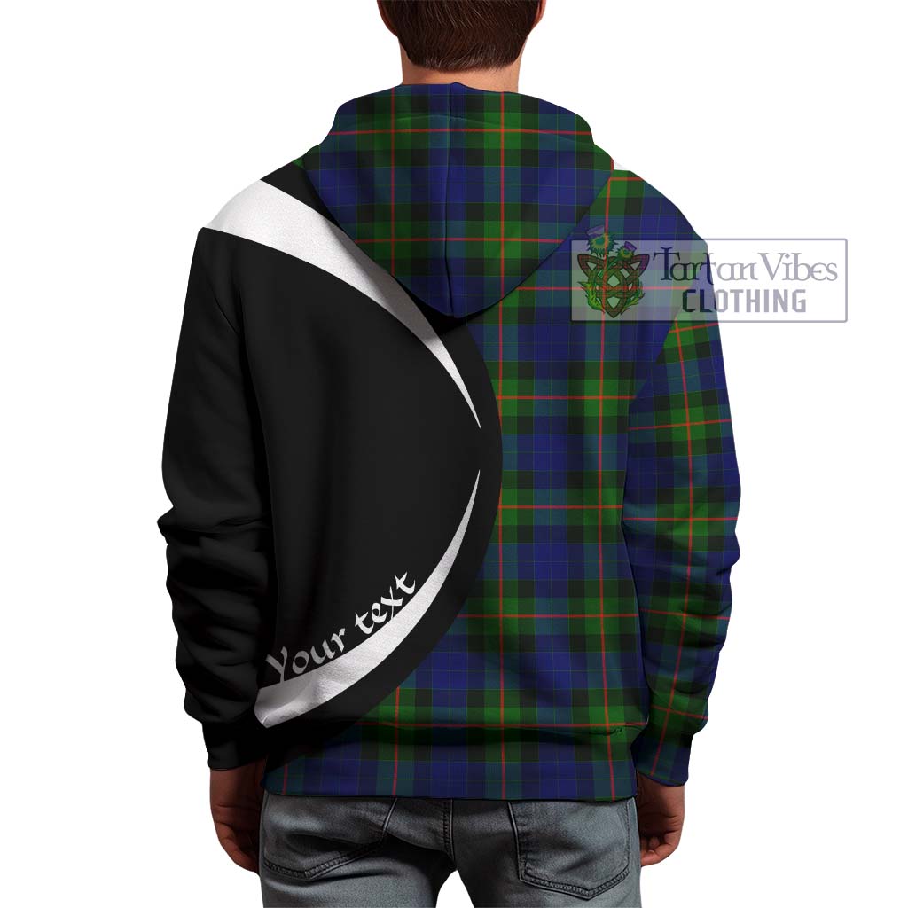 Jamieson Tartan Hoodie with Family Crest Circle Style - Tartan Vibes Clothing