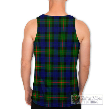 Jamieson Tartan Men's Tank Top with Family Crest DNA In Me Style - Tartan Vibes Clothing