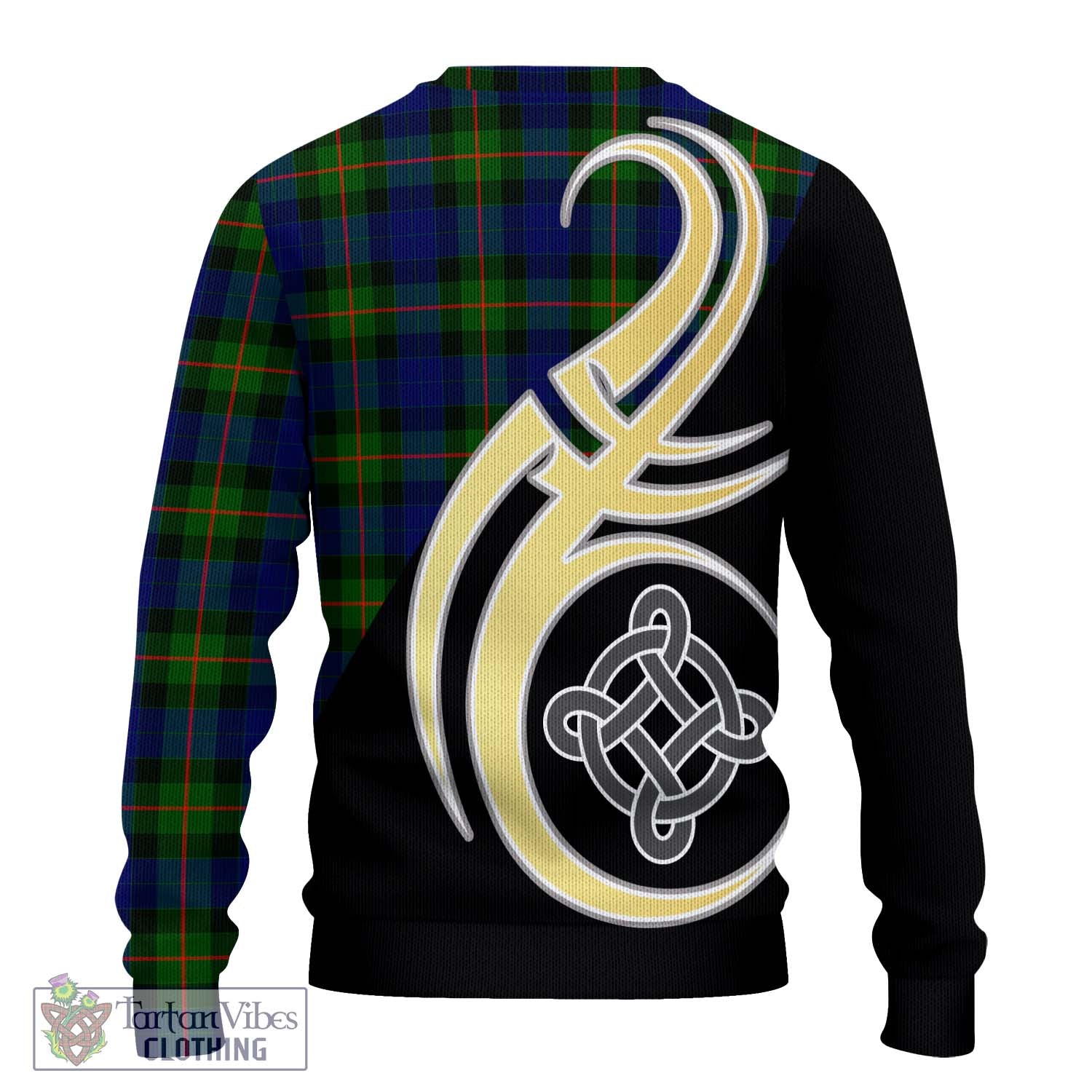 Jamieson Tartan Ugly Sweater with Family Crest and Celtic Symbol Style - Tartan Vibes Clothing