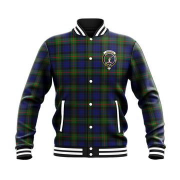 Jamieson Tartan Baseball Jacket with Family Crest