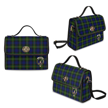 jamieson-tartan-leather-strap-waterproof-canvas-bag-with-family-crest